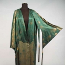 EMERALD &amp; GOLD LAMÉ EVENING COAT, 1920s