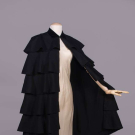 WOOL &amp; SILK ADRIAN EVENING CAPE, USA, LATE 1940s