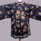 EMBROIDERED SILK ROBE, CHINA, c. 1920