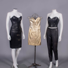 MICHAEL HOBAN LEATHER MINIDRESSES, BUSTIER &amp; PANTS, USA, 1980s-1990s