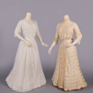 COTTON MULL OR SILK LINGERIE DRESSES, 1900-1908