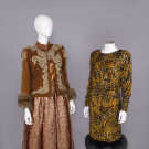 BILL BLASS THREE PIECE ENSEMBLE &amp; PARTY DRESS, USA, 1980s