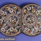 RARE ITALIAN MICRO-MOSAIC CLASP, c. 1920