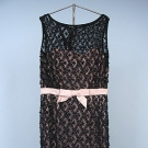 BEADED COCTAIL DRESS, c. 1965
