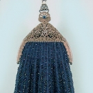 BLUE BEADED BAG, 1915-1920s