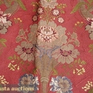 SILK BROCADE FRAGMENT, 18TH C