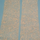 PAIR FIGURAL MILANESE LACE RUNNERS, 19TH C