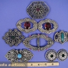 7 JEWELLED BUCKLES &amp; CLASPS, 1890-1930