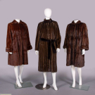 ONE VALENTINO &amp; TWO AMERICAN MINK OR SABLE COATS, ITALY &amp; USA, 1950-1980s