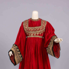 REGIONAL SOUTACHE EMBELLISHED CEREMONIAL DRESS, EARLY-MID 20TH C