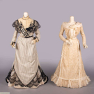 TWO DINNER OR EVENING GOWNS, NEW YORK, c. 1900-1902