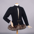 VIONNET LABELED WOOL JACKET, 1930s