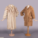 HATTIE CARNEGIE MINK &amp; ARCTIC FOX COAT, NEW YORK, 1960-1980s