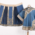GAUZE SUMMER JACKET &amp; MANDARIN SKIRT, CHINA, LATE 19TH C, c. 1900