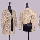 FOUR EMBROIDERED OR LACE TOPS, 1905-1915