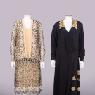 TWO SILK TEA OR DAY DRESSES, 1920-1927
