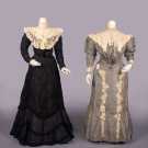 TWO SILK AFTERNOON DRESSES, NEW YORK, 1897-1902