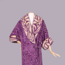 BECKER FILS COTTON VELVET COAT, PARIS, 1925