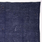 INDIGO LINSEY WOOLSEY BEDCOVER, CONNECTICUT, 1790-1810