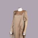 BILL BLASS RUNWAY SHOT SILK CHIFFON GOWN, USA, A/W 1993