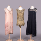THREE EMBROIDERED CREPE EVENING GARMENTS, 1920s