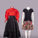 TWO LOUIS FERAUD ENSEMBLES, PARIS, 1990s