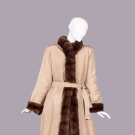 YSL SABLE TRENCH COAT, FRANCE, 1980s