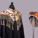 CLOUD COLLAR &amp; CHILD’S FESTIVAL HAT, CHINA, LATE 19TH-EARLY 20TH C