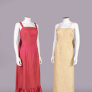 TWO DESIGNER EVENING DRESSES, LONDON &amp; USA, 1960s &amp; 1980s