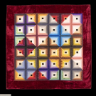 SIGNED LOG CABIN QUILT, C. 1891