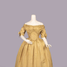 SILK MOIRE EVENING DRESS, C. 1845