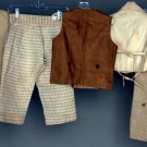 FIVE LITTLE BOYS' GARMENTS, 1800-1860