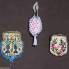 THREE BEADED MINATURE PURSES, MEXICO, 1810-1830s