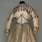 LITTLE GIRL'S SILK PARTY DRESS, c. 1865