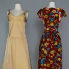 TWO BOLHAGEN PARTY DRESSES, 1958 &amp; 1960