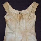LINEN STAYS, SIGNED &amp; DATED 1840
