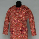 DIOR COUTURE PRINTED DAY ENSEMBLE, 1955