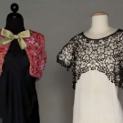 TWO BEADED EVENING TOPS, 1957 &amp; 1980