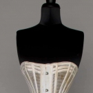 COTTON NET SUMMER CORSET, 1890s