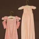 TWO TODDLERS' CALICO DRESSES, EARLY 19TH C
