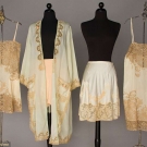 FIVE PIECES SILK LINGERIE, 1920-1930s