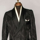 MAN'S LOUNGING JACKET &amp; PANTS, 1940s