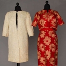 TWO RIBBON TRIMMED GARMENTS, EARLY 1960s