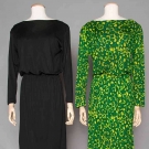 TWO PUCCI SILK DRESSES &amp; ONE PUCCI SCARF, 1970s