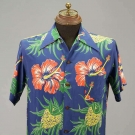 MAN'S HAWAIIAN PRINT SHIRT, 1940-1950s