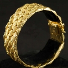 18K SERPENT SCALES GOLD BRACELET