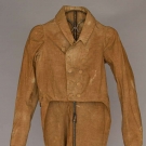 BOY'S LINEN/NANKEEN TAIL COAT, 1815-1820