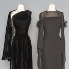 TWO AMERICAN DESIGNER COCKTAIL DRESSES, 1960-1990