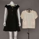 CHANEL SHORT BLACK PARTY DRESS, 1990-2000