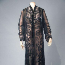 METALLIC EMBROIDERED EVENING COAT, c. 1905